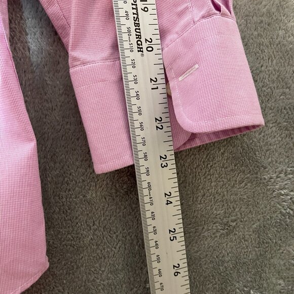 Lauren Ralph Lauren Black Label Men Slim Fit Stretch Non Iron Dress Shirt 17.5 - Picture 10 of 11